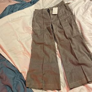 NWT Level 99 from Anthropologie putty- colored Wide-legged Pants